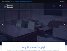 Tablet Screenshot of biometricsupply.com